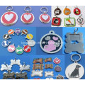 Custom Bone/ Heart/ Round/ Rectangle Engraved Dog Tags (Mar-dog tag-1120)